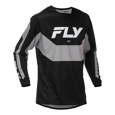Maillot cross Fly Racing Kinetic black/grey