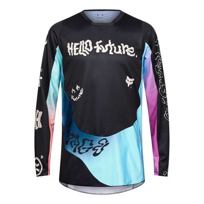 Maillot cross Fox Racing 180 Hello Future black