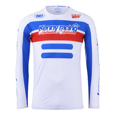 Maillot cross Kenny Force Beach Dust Patriot