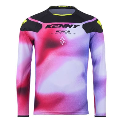 Maillot cross Kenny Force Fog neon yellow