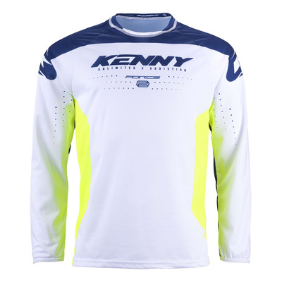 Maillot cross Kenny Force navy/jaune fluo