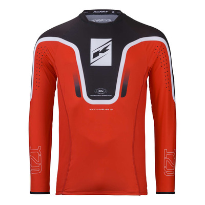Maillot cross Kenny Titanium red
