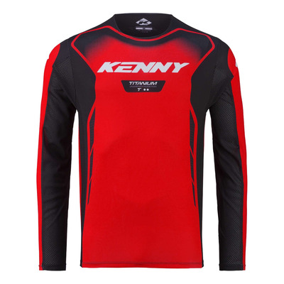 Maillot cross Kenny Titanium red