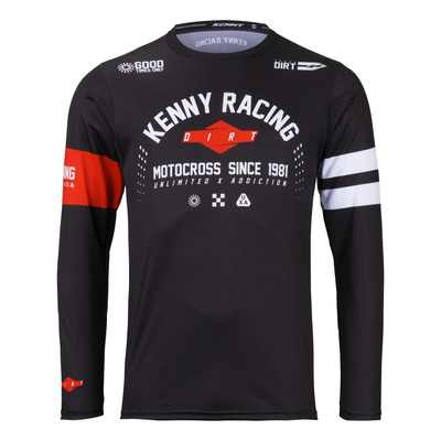 Maillot cross Kenny Track Dirt black