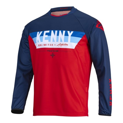 Maillot cross Kenny Track Force rouge/bleu/blanc 2022