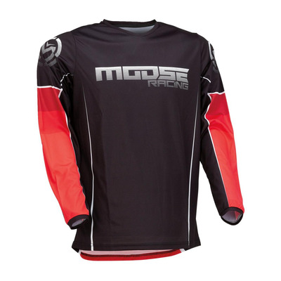 Maillot cross Moose Racing Qualifier black/red