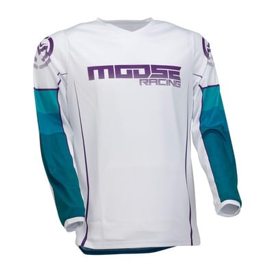 Maillot cross Moose Racing Qualifier blue/white