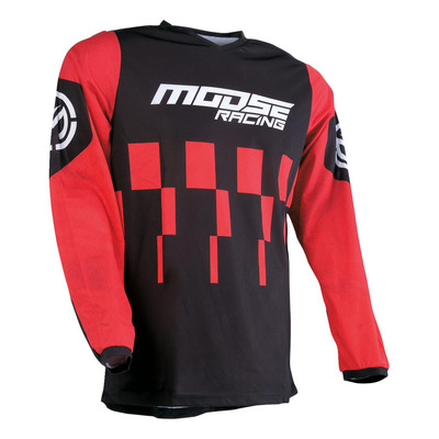 Maillot cross Moose Racing Qualifier red/black