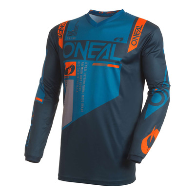 Maillot cross O’Neal Element Factor blue/orange