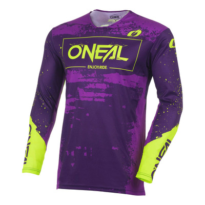 Maillot cross O’Neal Mayhem Paint V27 purple/neon yellow