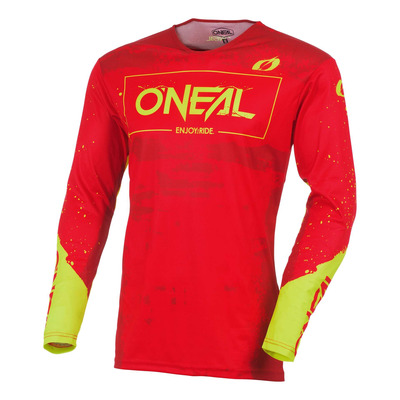 Maillot cross O’Neal Mayhem Paint V27 red/neon yellow