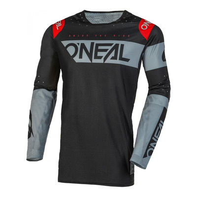 Maillot cross O'Neal Prodigy Five Two V.23 noir/gris