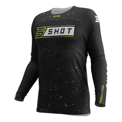 Maillot cross Shot Contact Art black