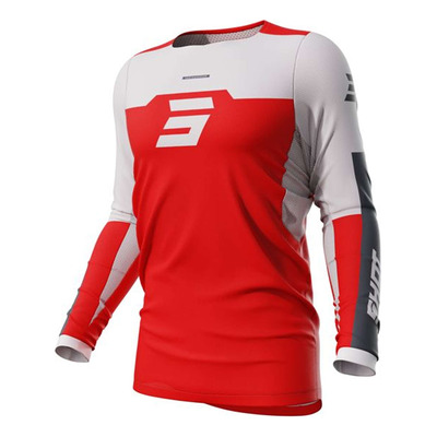 Maillot cross Shot Contact Iron red