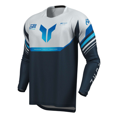 Maillot cross Thor Launchmode Vented Raptor midnight/gray