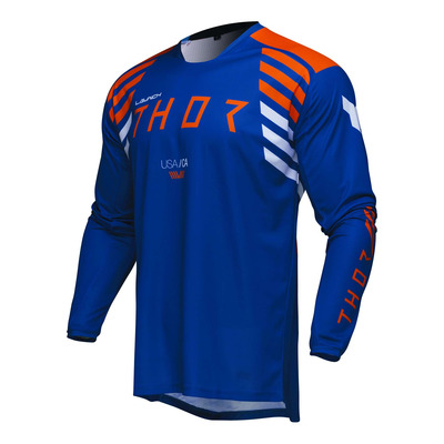 Maillot cross Thor Launchmode Zone blue