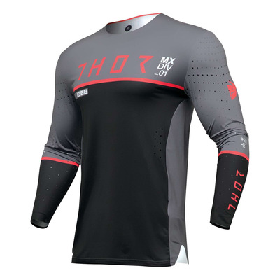 Maillot cross Thor Prime Ace charcoal/black