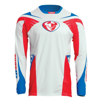 Maillot cross Thor Pulse 04 Limited Edition bleu/blanc/rouge