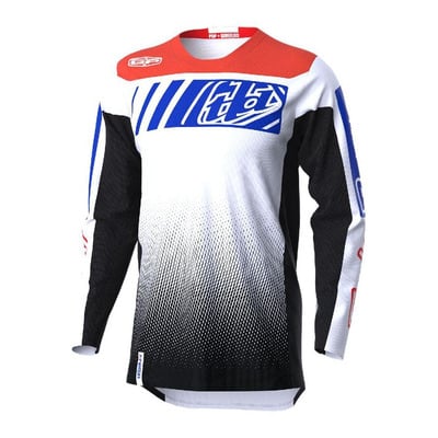 Maillot cross Troy Lee Designs GP Icon black/blue