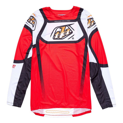 Maillot cross Troy Lee Designs GP Pro Air Bands red/white