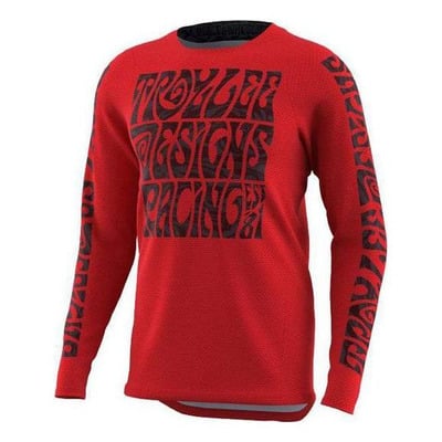 Maillot cross Troy Lee Designs GP Pro Air Manic Monday deep red
