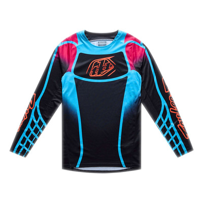 Maillot cross Troy Lee Designs GP Pro Framework noir/cyan