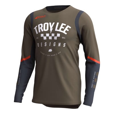Maillot cross Troy Lee Designs Scout GP Ripper tarmac