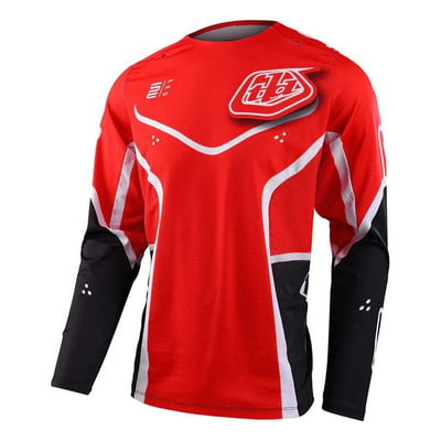 Maillot cross Troy Lee Designs SE Pro Radian red/white