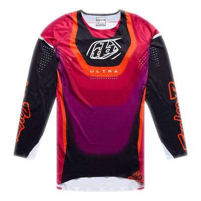 Maillot cross Troy Lee Designs SE Ultra Vision noir/fuschia