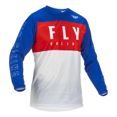 Maillot Fly Racing F-16 rouge/blanc/bleu