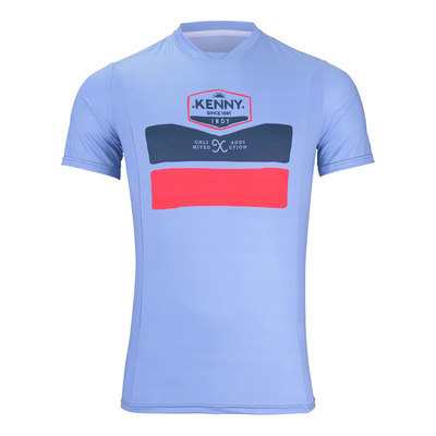 Maillot manches courtes Kenny Indy Chill bleu