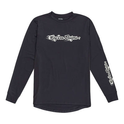 Maillot Manches Longues Enfant VTT Troy Lee Designs Ruckus Ride Burn Out Black