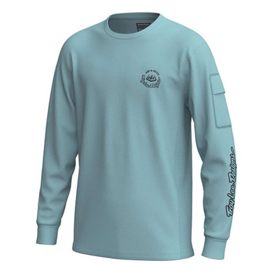 Maillot Manches Longues Enfant VTT Troy Lee Designs Ruckus Ride Carbs Dawn Blue
