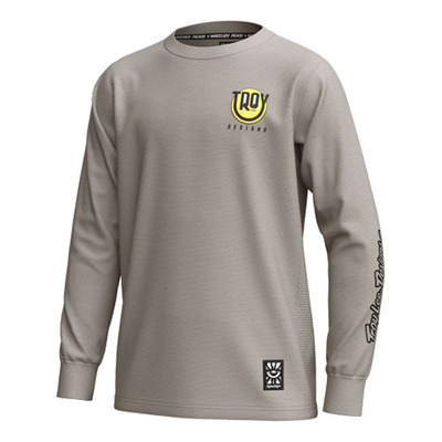 Maillot Manches Longues Enfant VTT Troy Lee Designs Skyline Happy Pumice