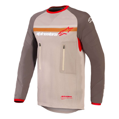 Maillot textile Alpinestars Maxdura Dual aluminum walnut