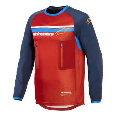 Maillot textile Alpinestars Maxdura Dual rust brown mood indigo