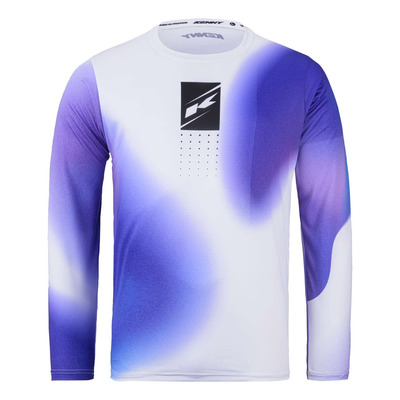 Maillot VTT manches longues Kenny Elite White Dye blanc