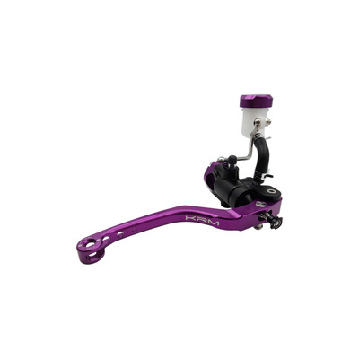 Maitre cylindre de frein radial KRM avec levier monobloc noir/violet