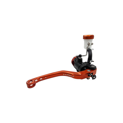 Maitre cylindre de frein radial KRM avec levier monobloc noir/orange