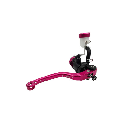 Maitre cylindre de frein radial KRM avec levier monobloc noir/rose