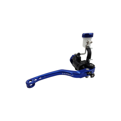 Maitre cylindre de frein radial KRM avec levier monobloc noir/bleu foncé