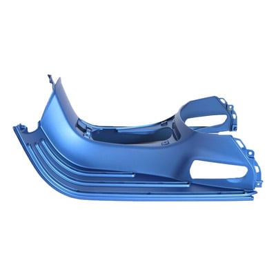Marche-pied bleu mat d'origine Référence 65663700D03 pour Vespa GTS 300 Super Sport de 2019-22