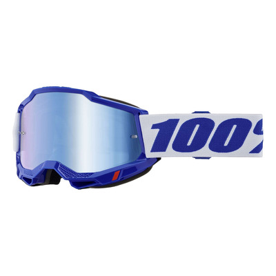 Masque cross 100 % Accuri 2 bleu – écran iridium bleu