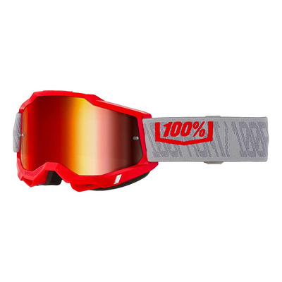 Masque cross 100 % Accuri 2 Gatorback – Iridium red