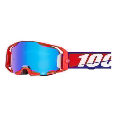 Masque cross 100 % Armatic Best – mirror bleu