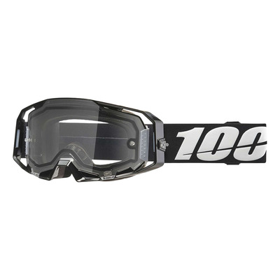 Masque cross 100 % Armatic Enduro noir – Clear