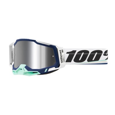Masque cross 100% Racecraft 2 Arsham écran iridium argent flash