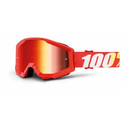 Masque cross 100% Strata Furnace Mirror red lens
