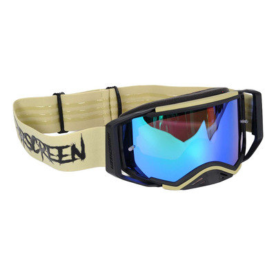 Masque cross AirScreen Aero 08 MX – Iridium vert