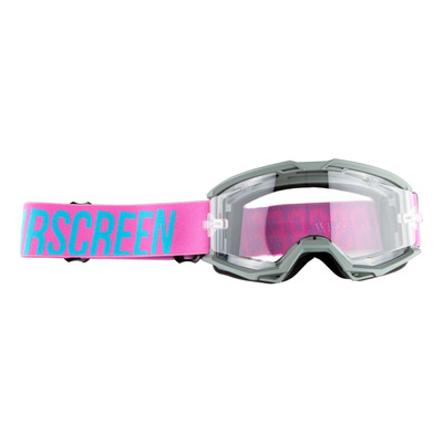 Masque cross AirScreen Lite 01 EX gray/pink – clear